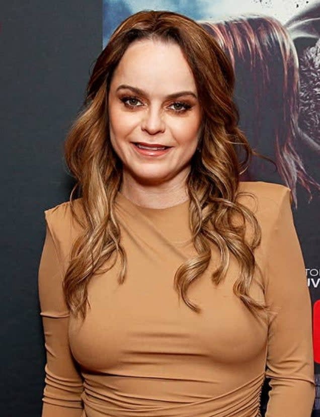 Taryn Manning attends the World Premiere of "Sanctioning Evil" at DGA Theater on October 06, 2022 in New York City