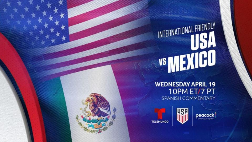 USMNT se enfrentará a México en un partido amistoso en abril