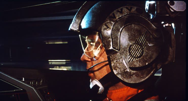Actor Denis Lawson in Return of the Jedi