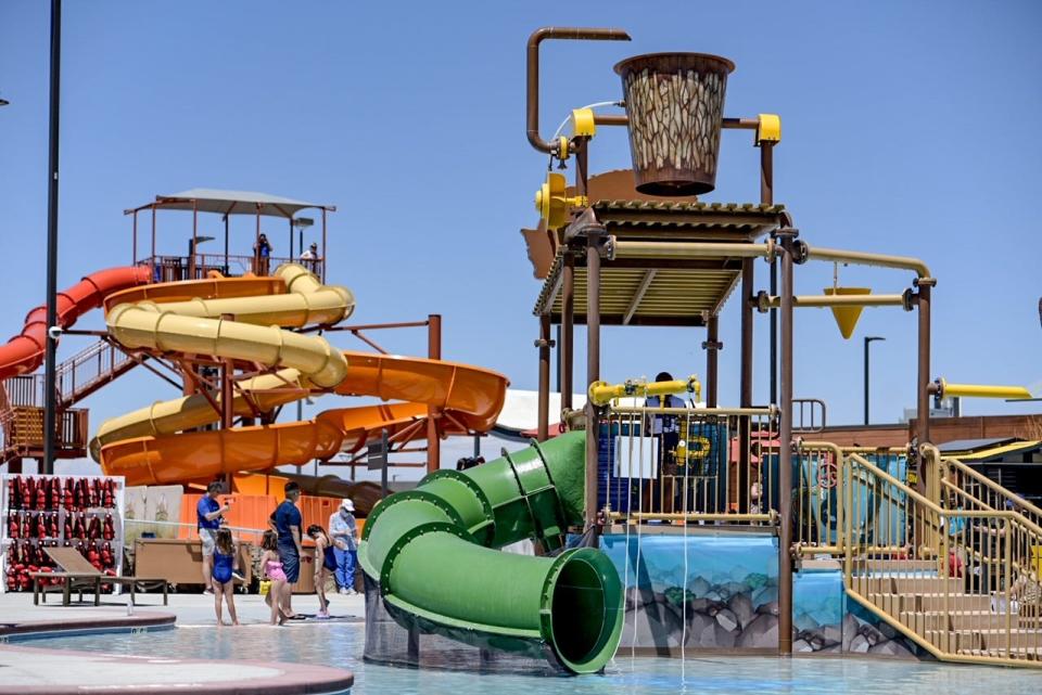 Camp Cohen Water Park located at 9700 Gateway Blvd.