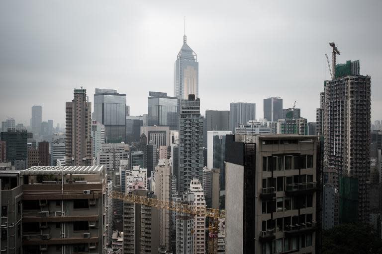 An overview of Hong Kong's Wanchai district where the upmarket apartment of British expatriate Rurik Jutting, who has been accused of murder, is located, November 7, 2014