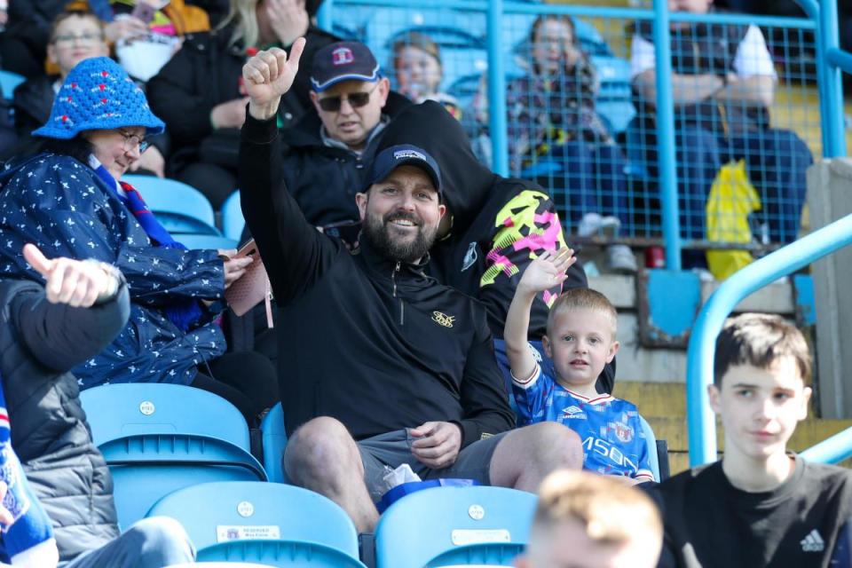 Fans - Carlisle United v Wycombe, Photographer Ben Holmes, Brunton Park, Skybet League1,  NO UNAUTHORISED USE.