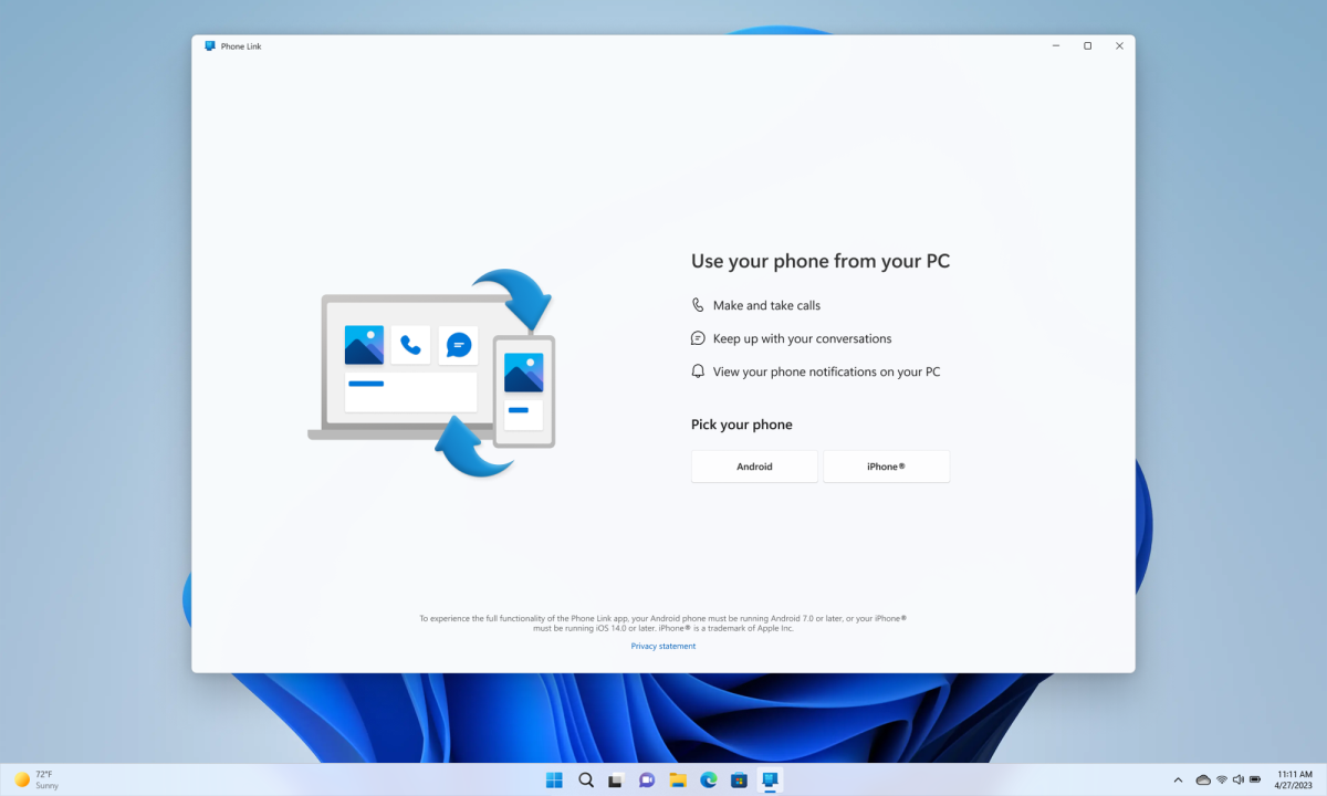 Microsoft Starts Rolling Out Ios Support For Phone Link Syncing To All Windows 11 Users 6543
