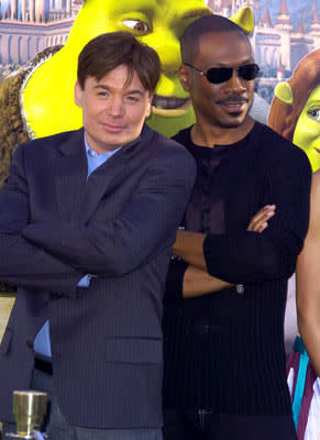 Mike Myers and Eddie Murphy at the L.A. premiere of Dreamworks' Shrek 2