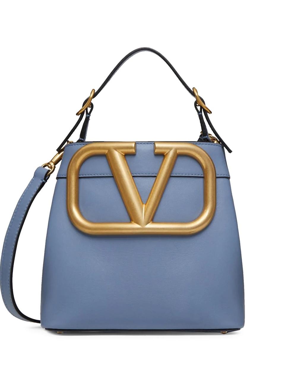 Valentino Garavani Supervee Leather Top Handle Bag