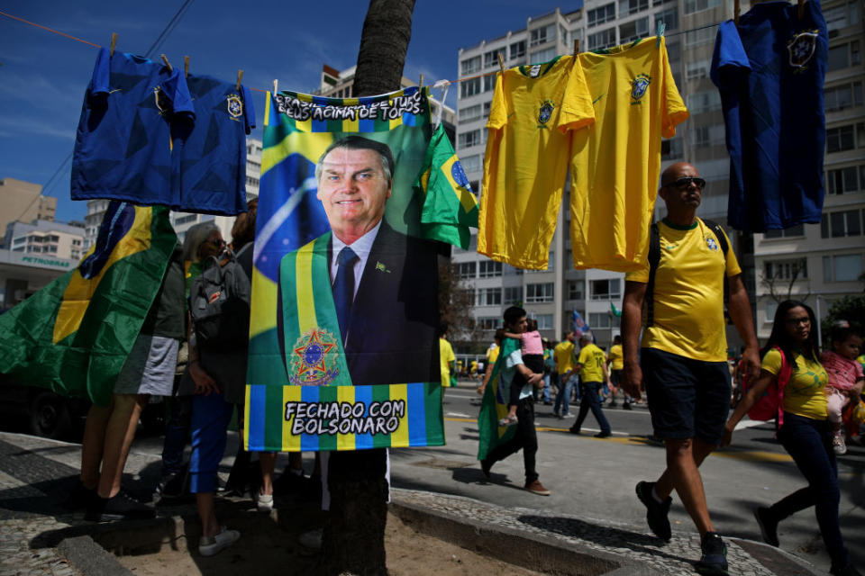 Jair Bolsonaro uses Brazils Independence Day Celebration to rally voters ahead of the Oct. 2 election