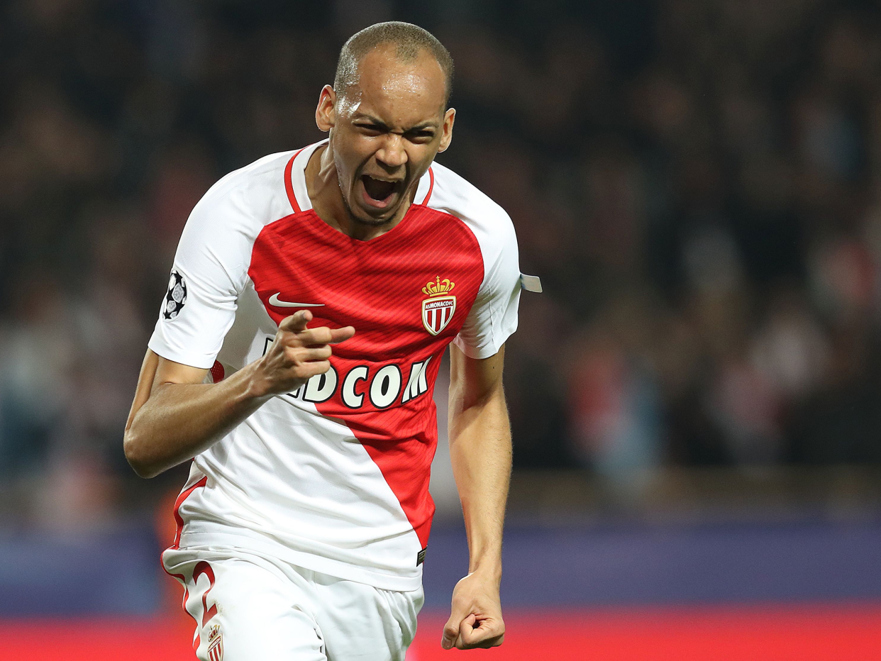 Fabinho has also played at right-back for Ligue 1 champions Monaco: Getty