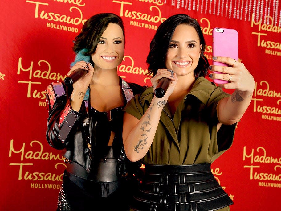 demi lovato and her wax figure