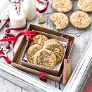 <p>All the flavours of the festive drink in a chewy, American-style cookie. Yum!</p><p><strong>Recipe: <a href="https://www.goodhousekeeping.com/uk/food/recipes/a29697627/eggnog-cookies/" rel="nofollow noopener" target="_blank" data-ylk="slk:Eggnog cookies" class="link ">Eggnog cookies</a></strong></p>