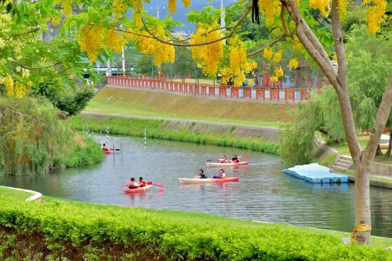 春遊中市最美自行車道　快意馳騁草湖溪畔山水間