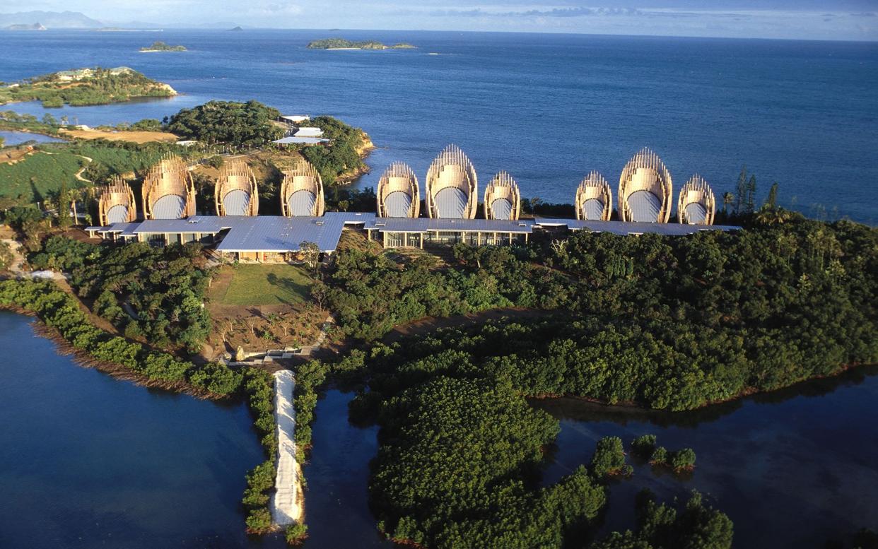 Renzo Piano's Jean-Marie Tjibaou Cultural Centre, New Caledonia - 2011 Gamma-Rapho