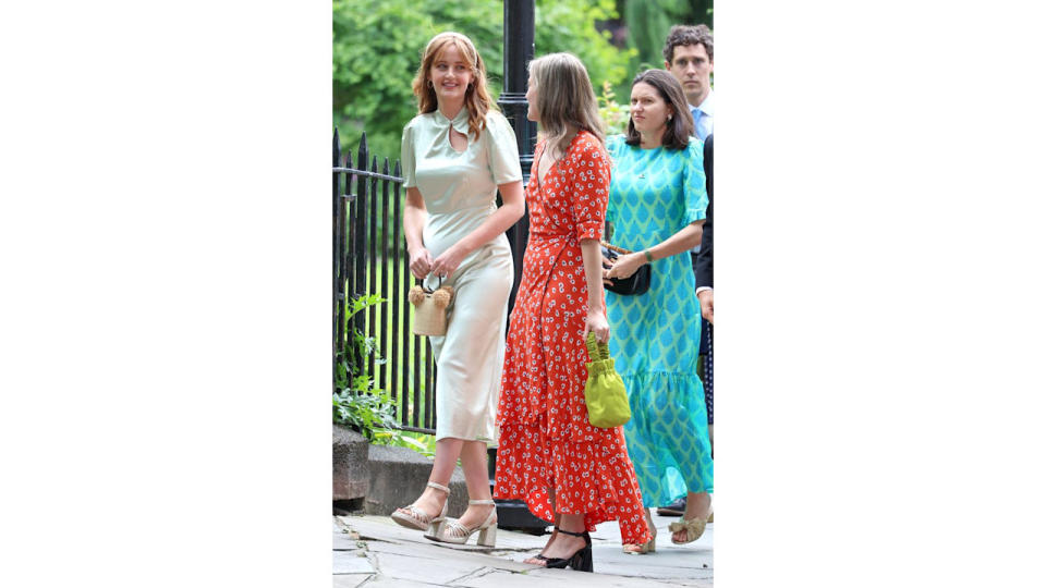 Guests begin to arrive ahead of the wedding of The Duke of Westminster and Miss Olivia Henson at Chester Cathedral on June 07, 2024 