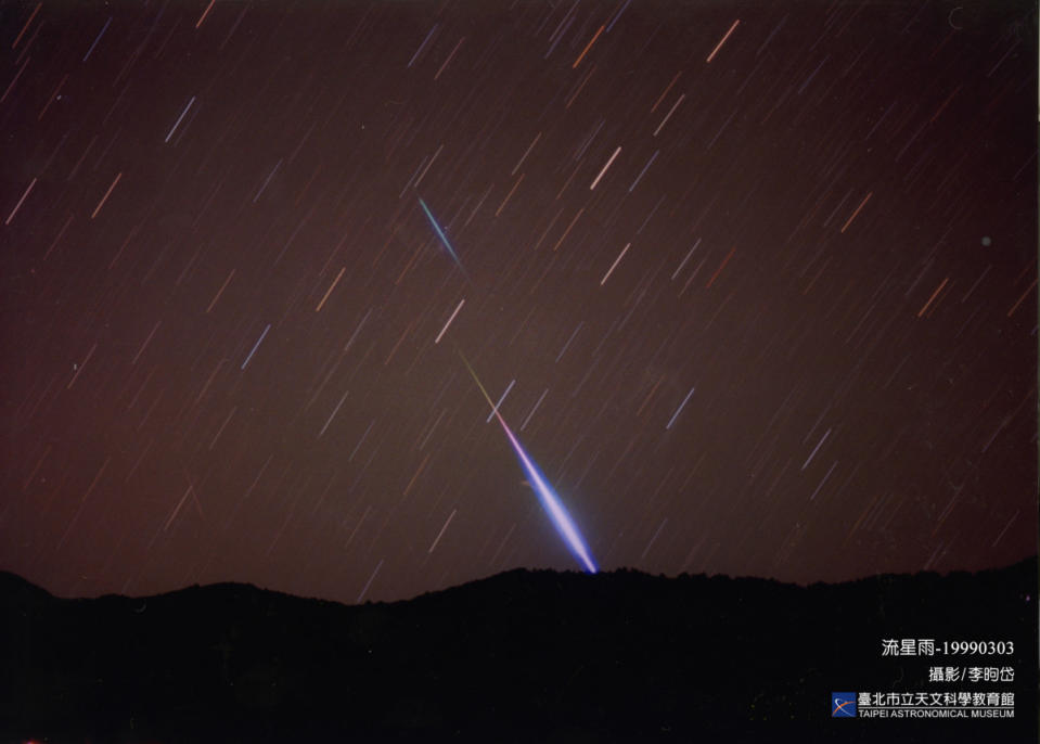 圖說：天琴座流星雨常伴隨明亮的火流星出現。