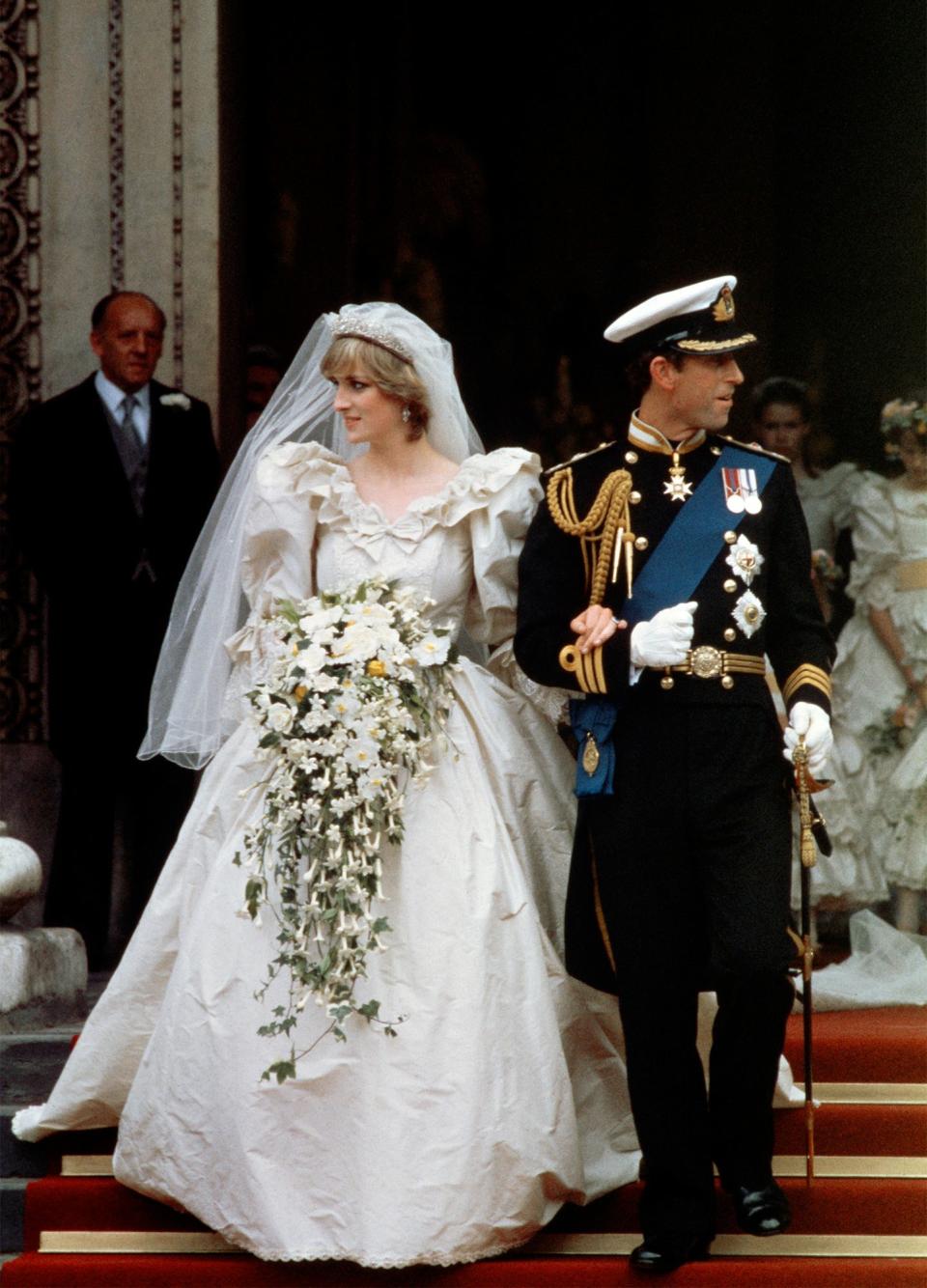 A look back at Charles and Diana’s royal fairy-tale nuptials—including the secret registry, security precautions, and staggering price tag.