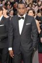 <b>Oscars 2012: Red carpet photos</b><br><br><b>Perfume mogul...</b>Sean Combs on the carpet in a Spencer Hart tux .