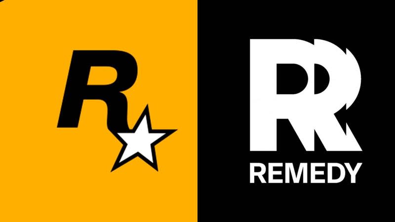 A side-by-side comparison image of Rockstar Games 