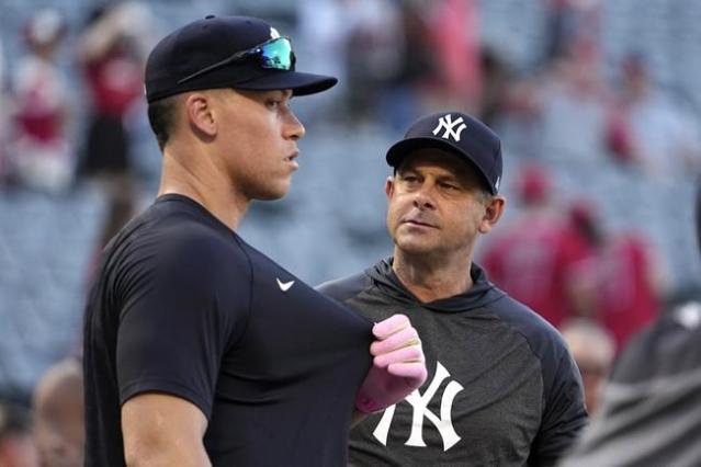 Yankees' Aaron Judge plays catch in first baseball activity since toe  injury, inching closer to return