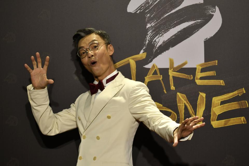 Singaporean actor Mark Lee arrives on the red carpet at the 57th Golden Horse film awards, dubbed the Chinese 'Oscars', in Taipei on November 21, 2020. (Photo by SAM YEH / AFP) (Photo by SAM YEH/AFP via Getty Images)