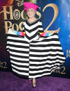 <p>Bette Midler has some fun with fashion at the<em> Hocus Pocus 2</em> premiere in N.Y.C. on Sept. 27.</p>