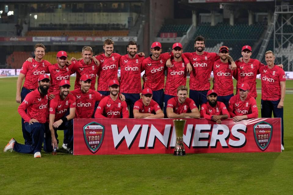 England won the series decider in Pakistan (K.M. Chaudary/AP) (AP)
