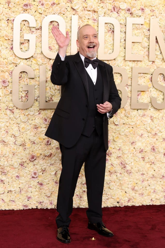 Paul Giamatti attends the 81st Annual Golden Globe Awards at The Beverly Hilton on January 07, 2024 in Beverly Hills, California.