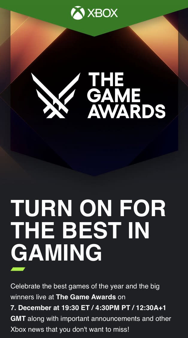 Comunidade do Xbox está decepcionada pela falta de grandes anúncios no The  Game Awards 2022