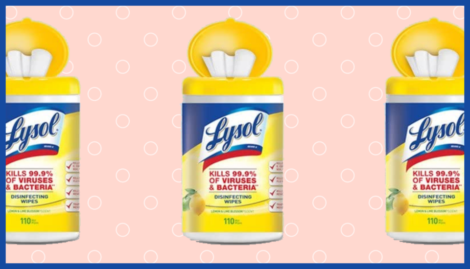 Lysol Disinfecting Wipes and Spray are back in stock! (Photo: Amazon)