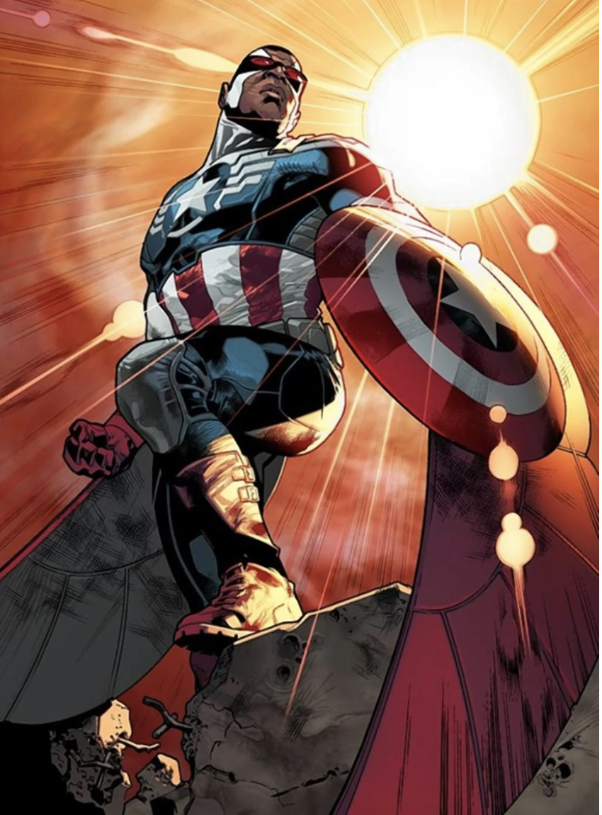 Sam Wilson as Captain America in the comics (Image: Marvel)