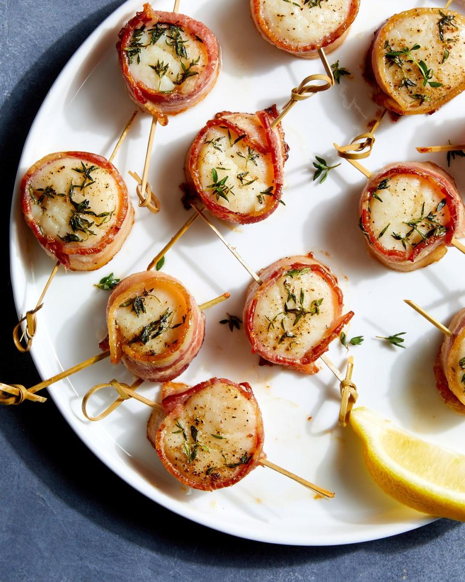 bacon wrapped scallops