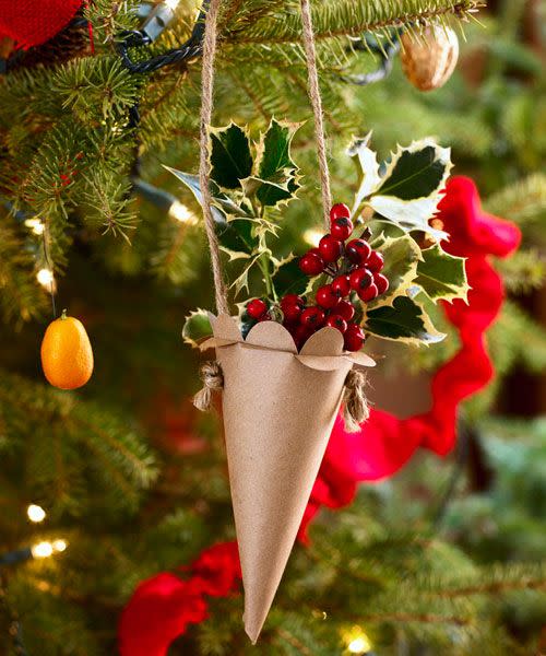 Mini Cornucopia Ornament