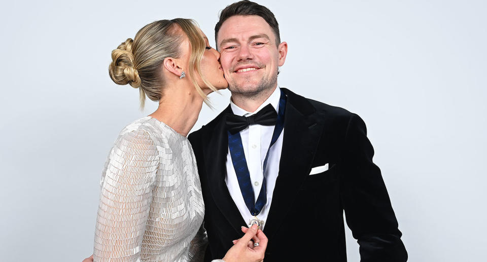 Julie Neale described her marriage to Lachie as 'solid' and said she had good relationships with other partners of his teammates. Pic: Getty