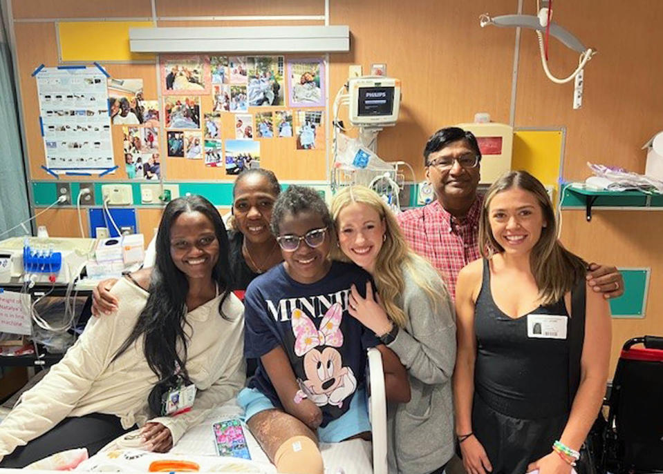 Having the support of family and friends and relying on her faith in God helped Nat Manhertz as she recovered from septic shock and underwent a quadruple amputation. She also feels grateful for the staff at Children's Healthcare of Atlanta who treated her. (Courtesy Manhertz family)