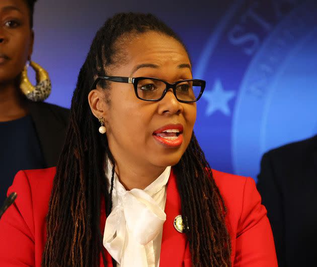 State Attorney Monique Worrell holds a news conference on March 9 about the case against Keith Moses, accused of killing three people on Feb. 22.