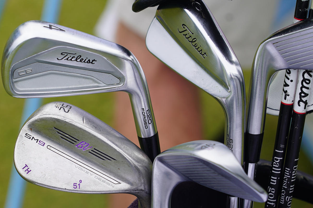 Irons used by golfers ranked in the top 10 in Strokes Gained