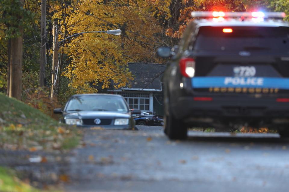 Irondequoit Police have a portion of Nixon Drive closed off for an investigation on November 13, 2021. 