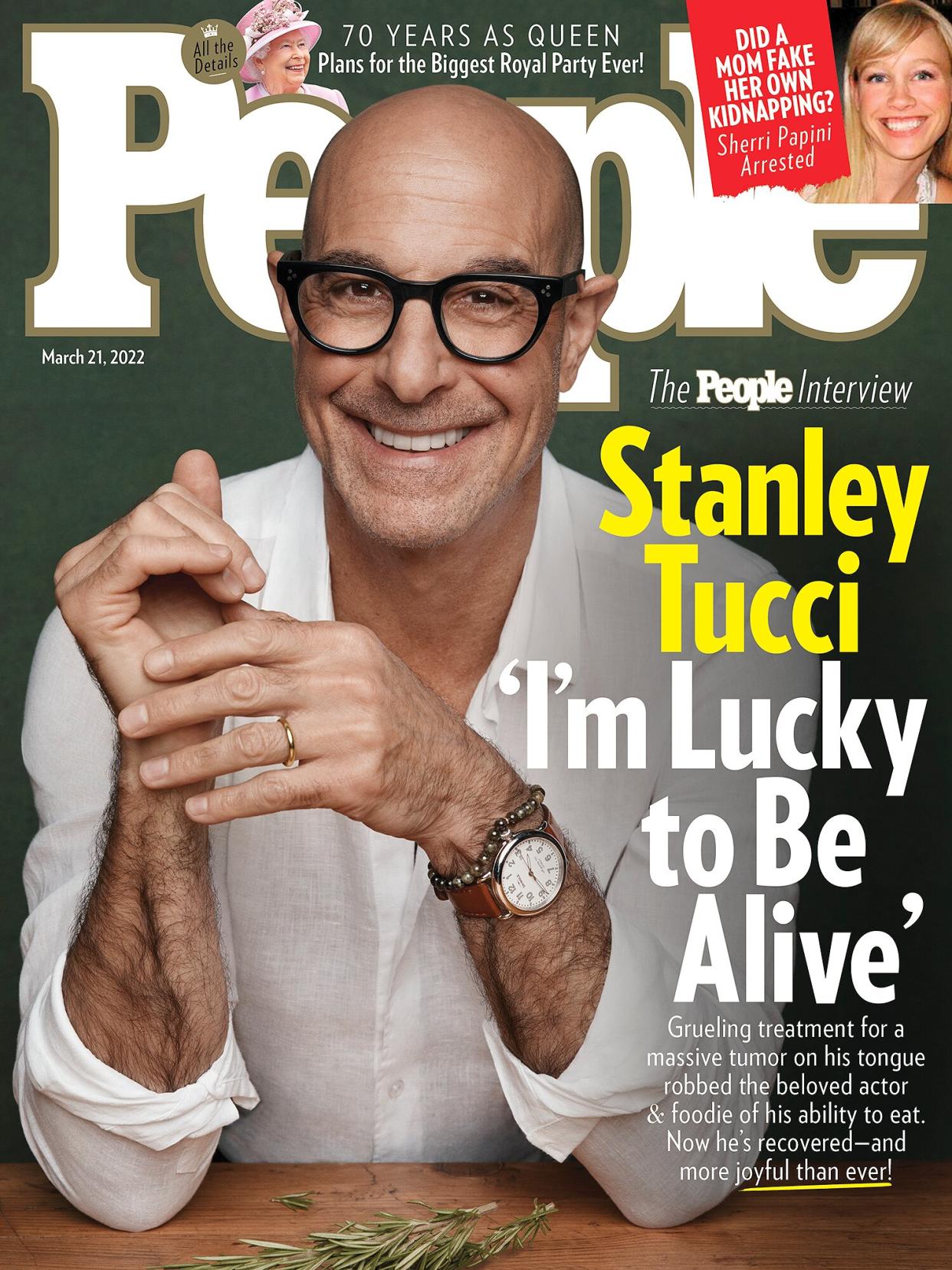 Stanley Tucci People cover- 3-21-22