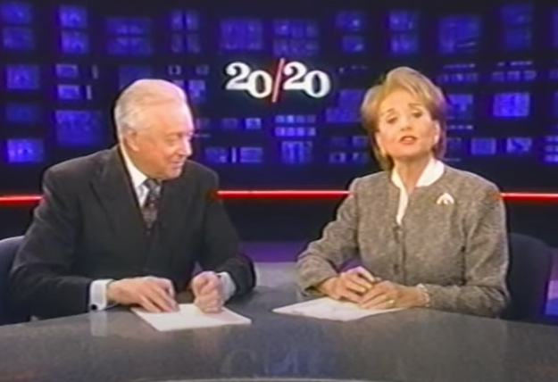 Hugh Downs and Barbara Walters