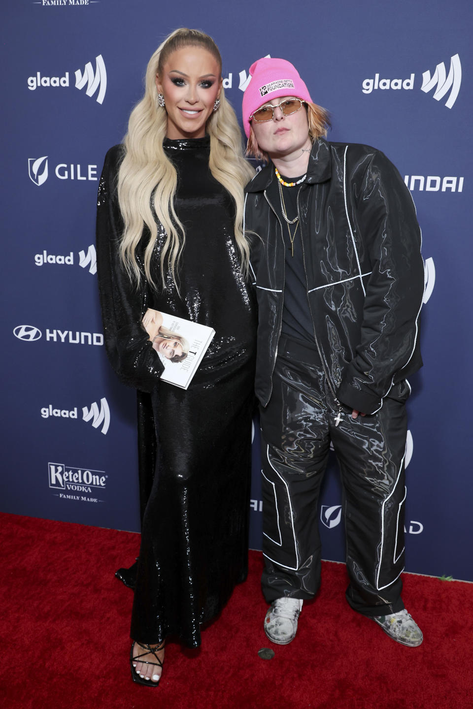 <p>BEVERLY HILLS, CALIFORNIA – MARCH 30: (L-R) Gigi Gorgeous and Nats Getty attend the GLAAD Media Awards at The Beverly Hilton on March 30, 2023 in Beverly Hills, California. (Photo by Randy Shropshire/Getty Images for GLAAD)</p>
