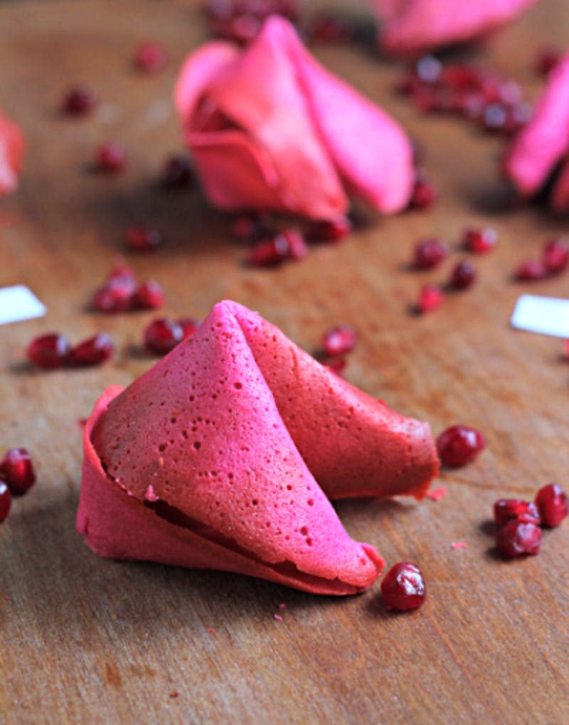 Pomegranate Fortune Cookies
