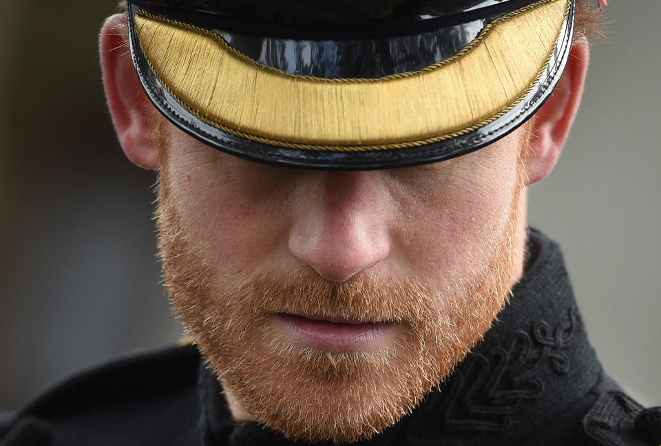 Prince Harry and Philip, The Duke of Edinburgh attend Remembrance Day