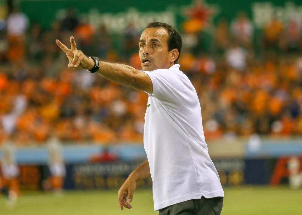 Former FC Dallas coach Oscar Pareja. (Leslie Plaza Johnson/Getty)