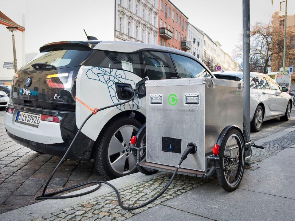 Mobile Ladestation von Chargery im Einsatz