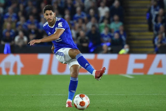 Ayoze Perez in action for Leicester