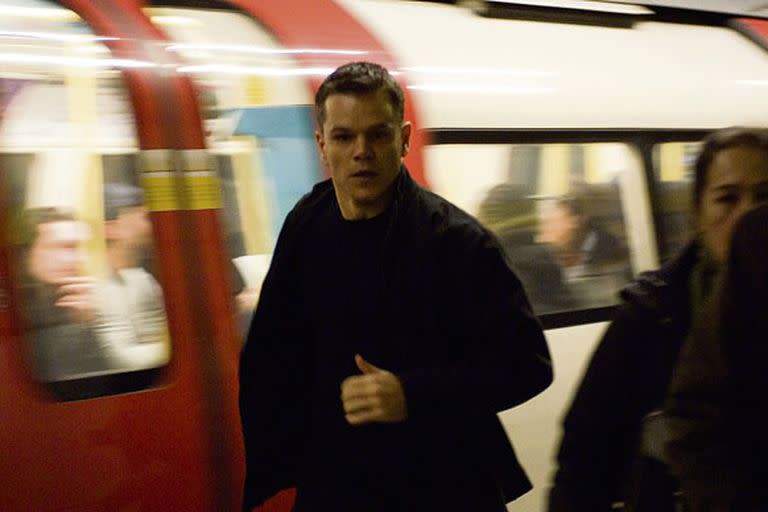 Matt Damon como el agente secreto Jason Bourne, en la tercera entrega de la saga