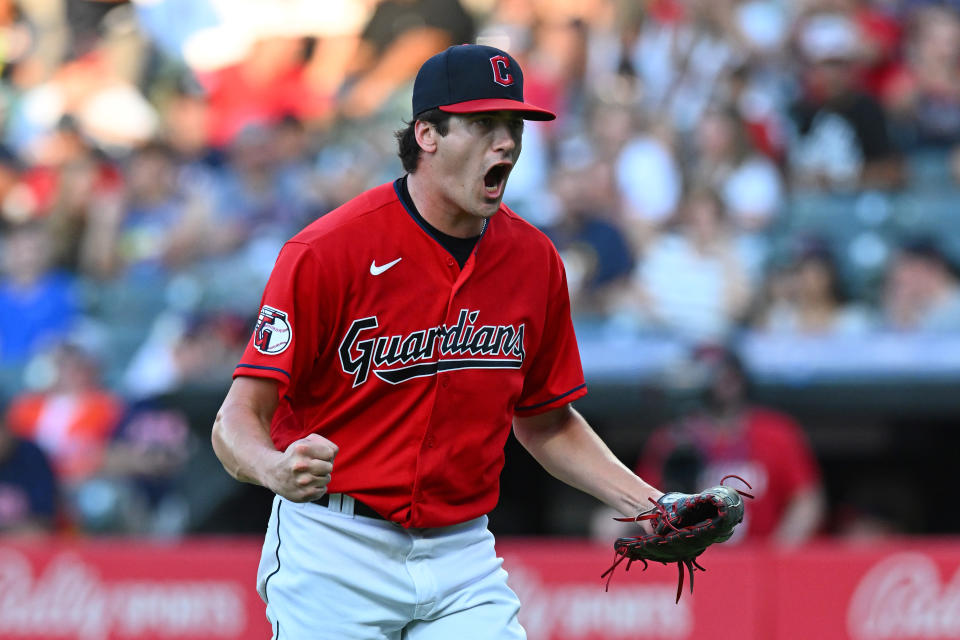 Cal Quantrill with the Guardians.