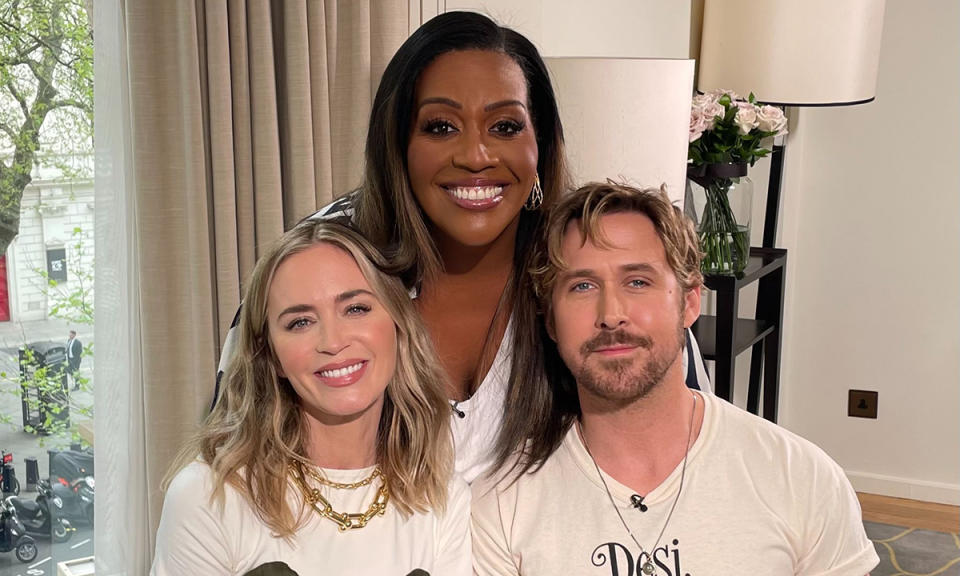 Alison Hammond has been reunited with Ryan Gosling for another madcap interview. (ITV)