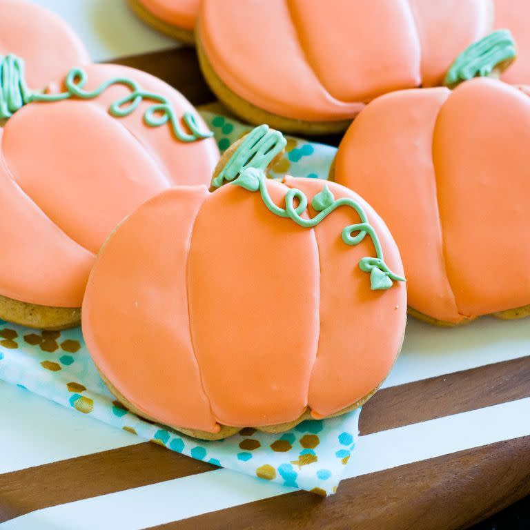 Spiced Pumpkin Cut-Out Cookies