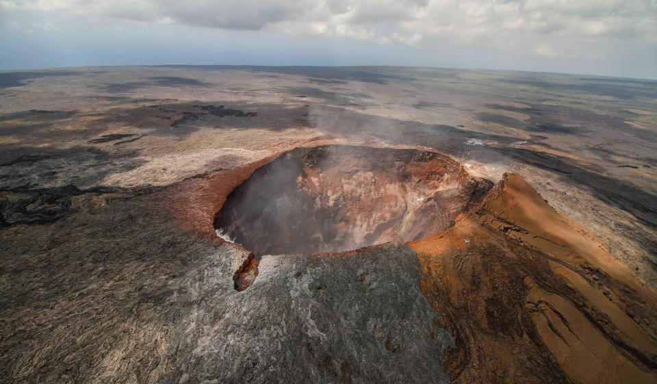 Closeup of Mauna Loa