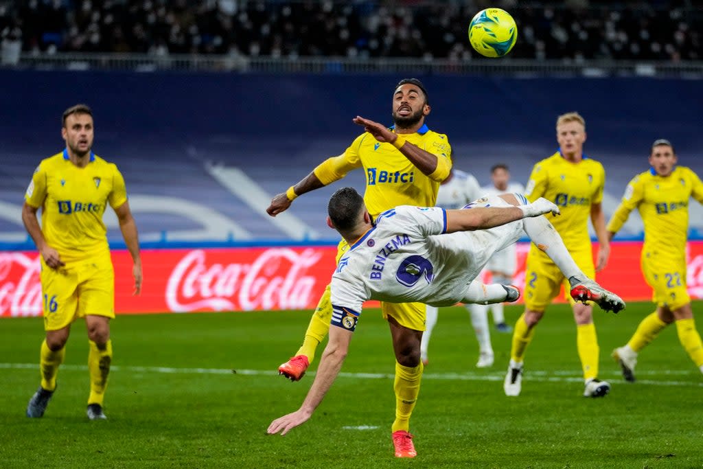 Karim Benzema could not break the deadlock on Sunday (Bernat Armangue/AP/PA) (AP)