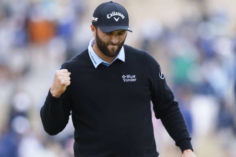 Jon Rahm (pictured), Scottie Scheffler, Viktor Hovland and Brian Harman are the only Top 10 golfers not committed to compete in TGL. File Photo by John Angelillo/UPI